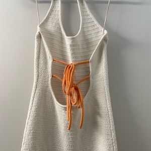 Wilfred crochet midi dress